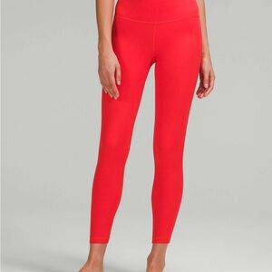Lululemon Red Align Leggings